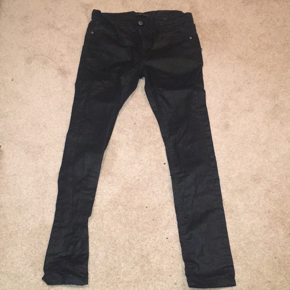 Zara Man Waxed denim